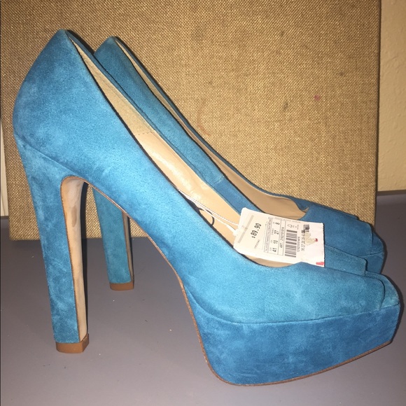 Escarpins Dsquared2 Talon 12cm - Denim Bleu - Pointure 40/41 - Porté Une Fois - Italie